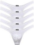 IKINGSKY Men's Low Rise Thong Underwear - 5 Pack