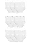 Fruit of the Loom Men's Tag-Free Cotton Briefs - White