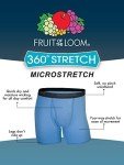 Fruit of the Loom Men's 4-Way Stretch Boxer Briefs - 6 Pack