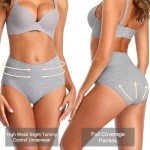 High Waisted Cotton Briefs for Women - Multipack