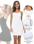 2-Pack Women's Mini Slip Dresses - Black & White