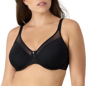 Bali Ultra Light Convertible Bra - Black, 38D