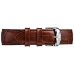 Timex Men's Easy Reader Silver Watch & Leather Strap