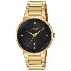 Citizen Quartz Gold-Tone Stainless Steel Watch