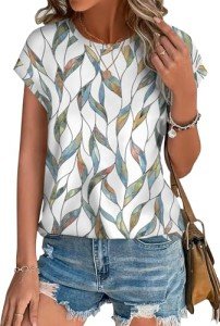 XIEERDUO Women's Summer Business Casual Blouse
