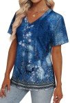 Alaroo Women's Summer V-Neck Tunic Tops