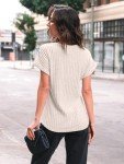 Stylish Short Sleeve Summer Sweater Tunic for Women
