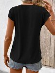 Bliwov Women's 3-Pack V-Neck Cap Sleeve Tops