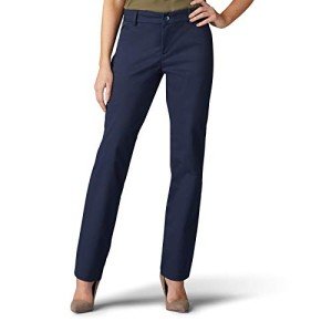 Lee Women's Relaxed Fit Straight Leg Pants - Imperial Blue