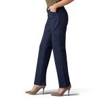 Lee Women's Relaxed Fit Straight Leg Pants - Imperial Blue