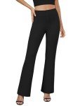 DLOODA Women's Bootcut Trousers with Pockets