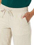 Linen Blend Wide Leg Pant for Women
