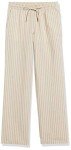 Linen Blend Wide Leg Pant for Women