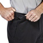 Haggar Men's No Iron Khaki Expandable Waist Pants