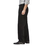 Haggar Men's No Iron Khaki Expandable Waist Pants