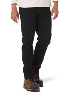 Rustler Men's Regular Fit Jeans - Coal Black