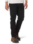 Rustler Men's Regular Fit Jeans - Coal Black