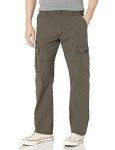 Olive Drab Relaxed Fit Stretch Cargo Pants