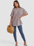 Plus Size Loose Fit Beach T-Shirts for Women