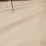 Slim-Fit Stretch Chino Pants for Men - Khaki