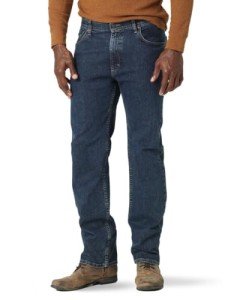 Wrangler Authentics Men's Comfort Flex Jeans, Dark Wash