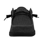 Hey Dude Wally Sox Micro Black Loafers