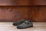Hey Dude Wally Sox Micro Black Loafers