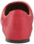 Bright Poppy Red Slip-On Ballet Flats for Women