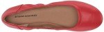 Bright Poppy Red Slip-On Ballet Flats for Women