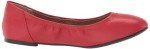 Bright Poppy Red Slip-On Ballet Flats for Women