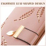 Cute Pink Leather Bifold Wallet for Women