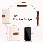 Yiijay Women's RFID Blocking Leather Trifold Wallet