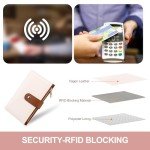 Yiijay Women's RFID Blocking Leather Trifold Wallet