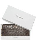 Calvin Klein Saffiano Zip Around Wallet with Wristlet