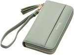 Travelambo Women's Tassel Bifold Clutch Wallet