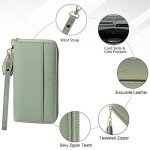 Travelambo Women's Tassel Bifold Clutch Wallet