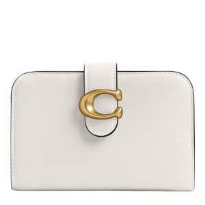 Coach Women's White Tabby Bi-Fold Wallet