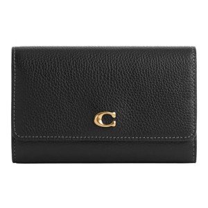 Coach Pebble Leather Essential Medium Flap Wallet