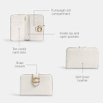 Coach Women's White Tabby Bi-Fold Wallet