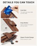 BOSTANTEN Leather RFID Blocking Wallet for Women