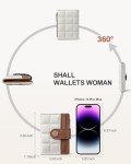 BOSTANTEN Leather RFID Blocking Wallet for Women