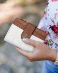 BOSTANTEN Leather RFID Blocking Wallet for Women