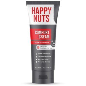 Happy Nuts Comfort Cream Deodorant for Men - 3.4oz