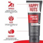 Happy Nuts Comfort Cream Deodorant for Men - 3.4oz