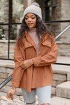 VICHYIE Women’s Corduroy Shacket with Pockets