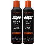 Edge Men’s Shaving Gel with Aloe - 2 Pack