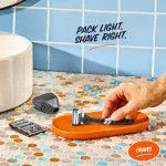 Travel Shave Set with Refill Cartridges and Handle