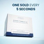 Clean Skin Club XL Biobased Face Towels - 50 Ct