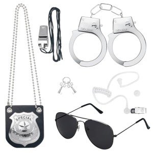 Kids Police Officer Dress Up Costume Set