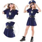 Kids Police Officer Dress Up Costume Set